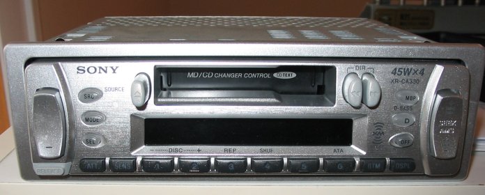 Sony XR-CA330  AM FM Cassete In-Dash Front.jpg
