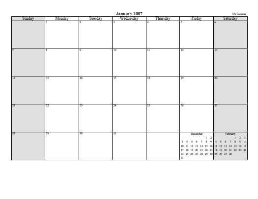 Where can you find free, printable monthly planners?