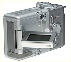 Canon Powershot A80 Flip-out Swiveling LCD Picture